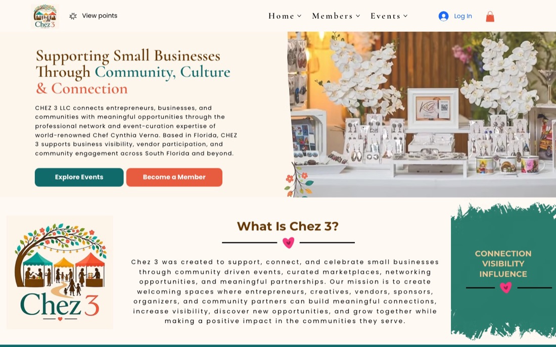 Chez3 website